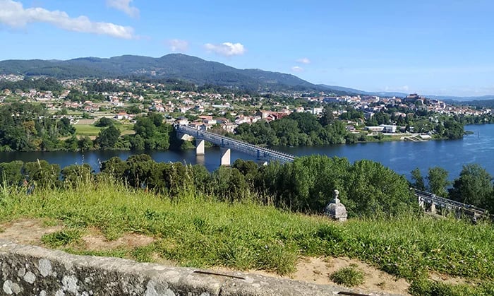 Vista rio e ponte em Valença do Minho